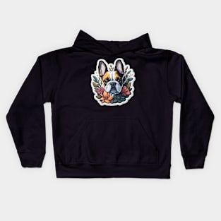 Frenchie Finesse: French Bulldog-Themed Kids Hoodie